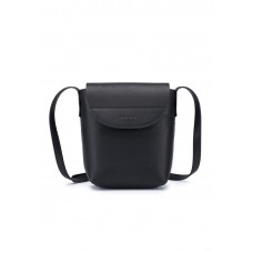 Full Leather Vertical Crossbody Bag