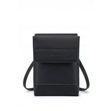  Full Leather Small Vertical Crossbody Bag