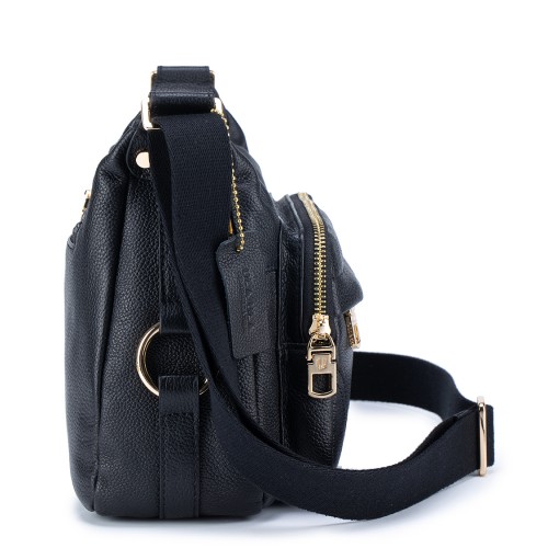 Full Leather Crossbody Bag 