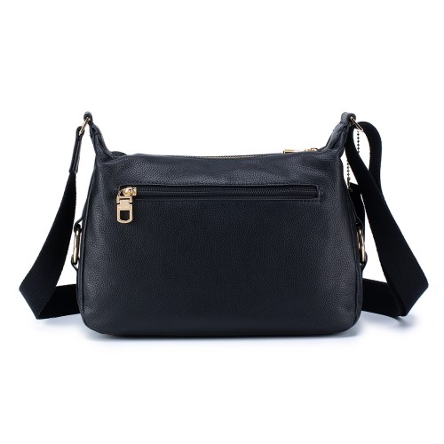 Full Leather Crossbody Bag 