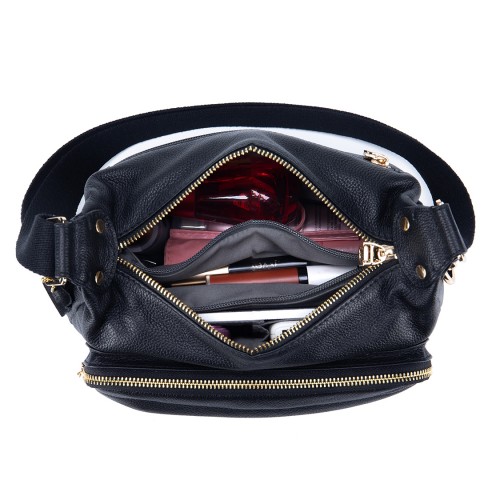 Full Leather Crossbody Bag 