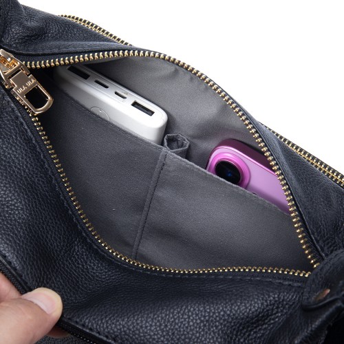 Full Leather Crossbody Bag 