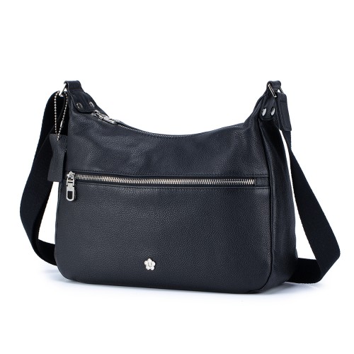 Full Leather Crossbody Bag 