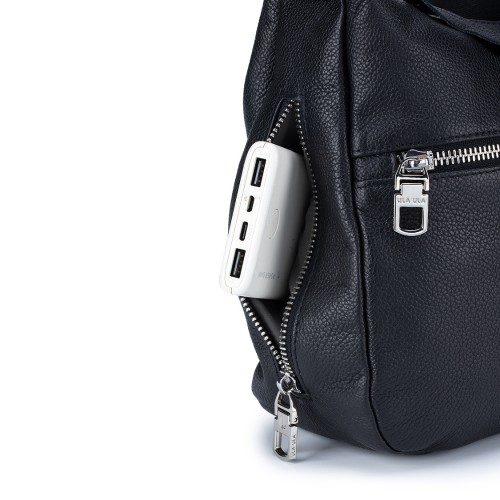 Full Leather Crossbody Bag 