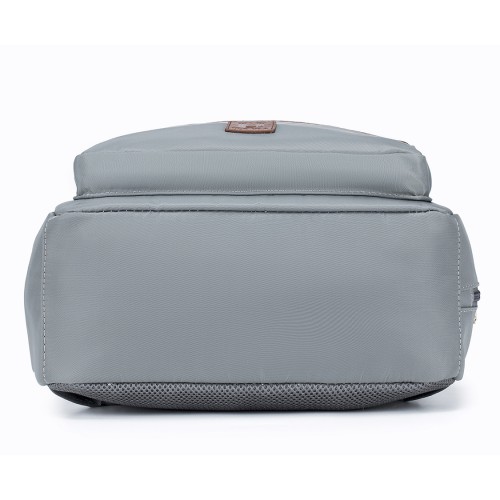 Fine Nylon Leather Trim 14” Laptop Backpack