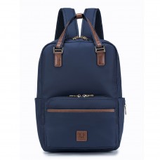 Fine Nylon Leather Trim 14” Laptop Backpack